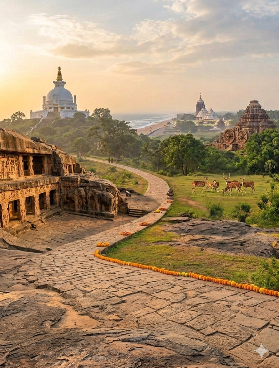 5-Day "Peaceful Odisha" Heritage & Nature Tour